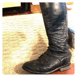 Middleburg leather tall boots